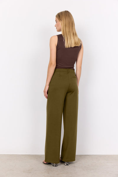 SC-DANIELA 9 Pants Dark green