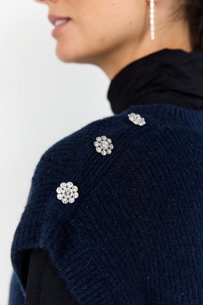 SC-AVALON 1 Waistcoat Dark blue