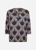 SC-FELICITY AOP 555 Blouse Dark plum