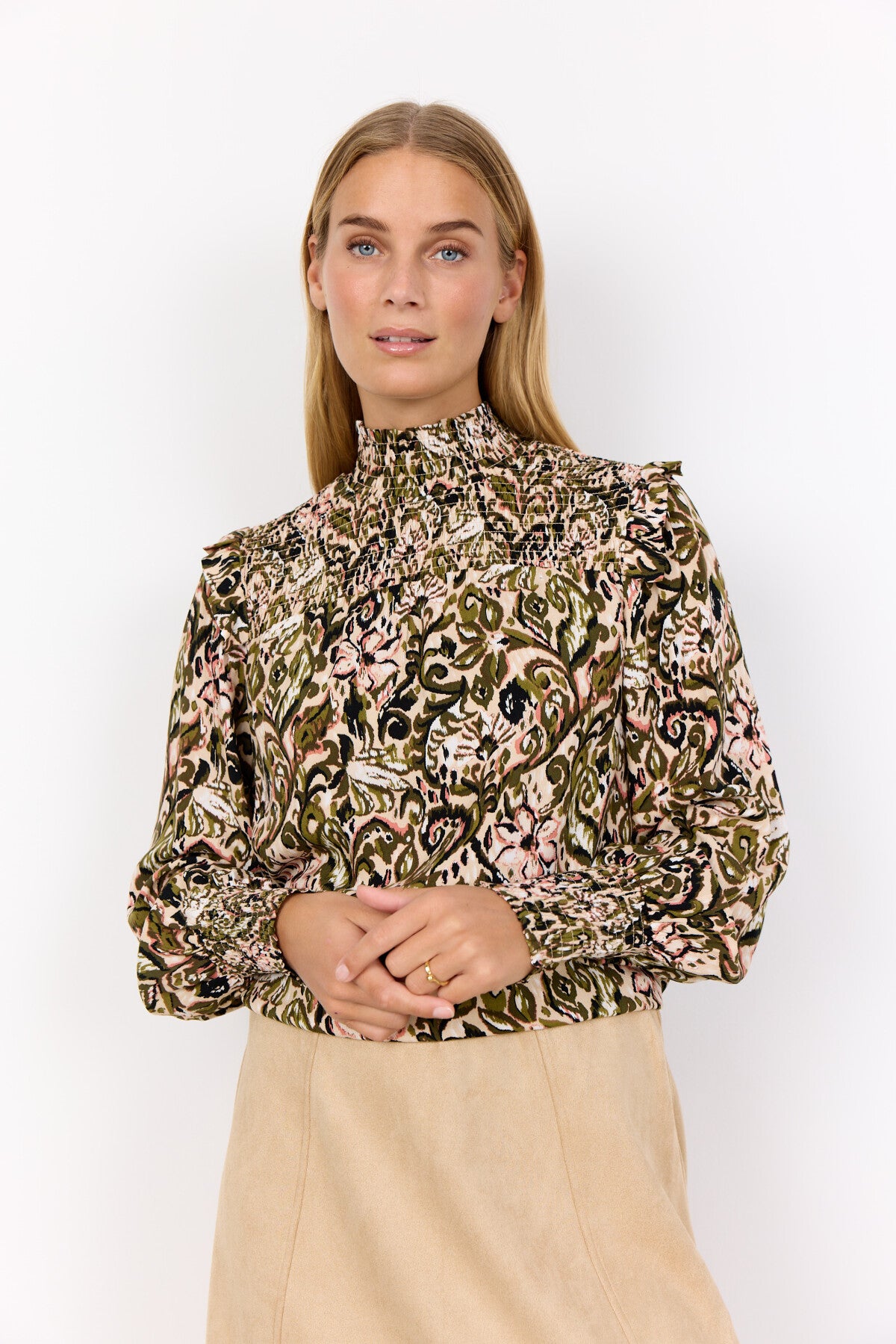 SC-VAVA 2 Blouse Dark green