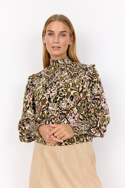 SC-VAVA 2 Blouse Dark green