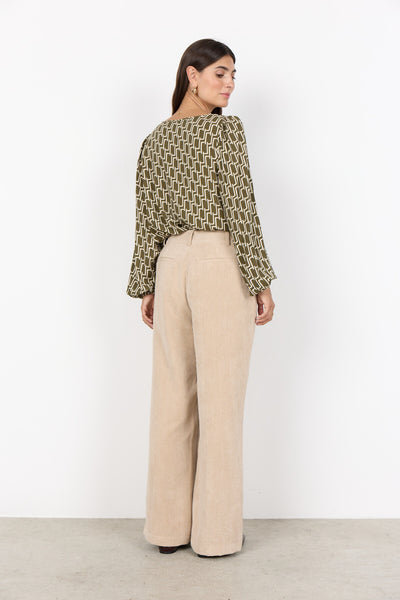 SC-VARLA 1 Blouse Dark green