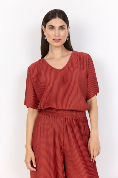 SC-KIRIT 19 Blouse Rust red