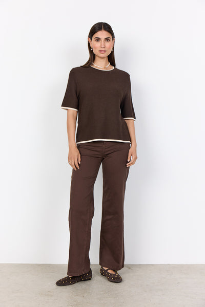 SC-DOLLIE 793 Pullover Dark brown