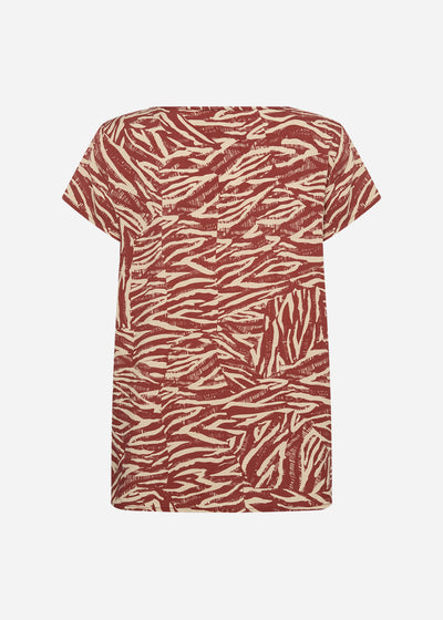 SC-SADE 1 Blouse Rust red