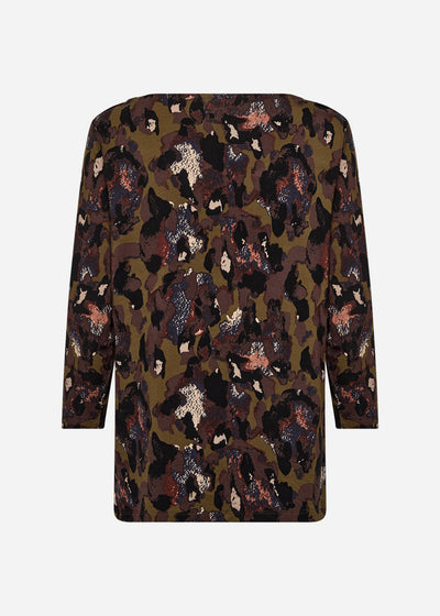 SC-MARICA AOP 342 Blouse Dark green