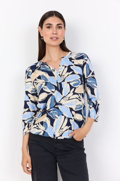 SC-FELICITY AOP 512 Blouse Light blue