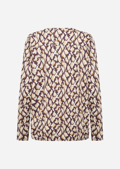 SC-FELICITY AOP 527 Blouse Purple