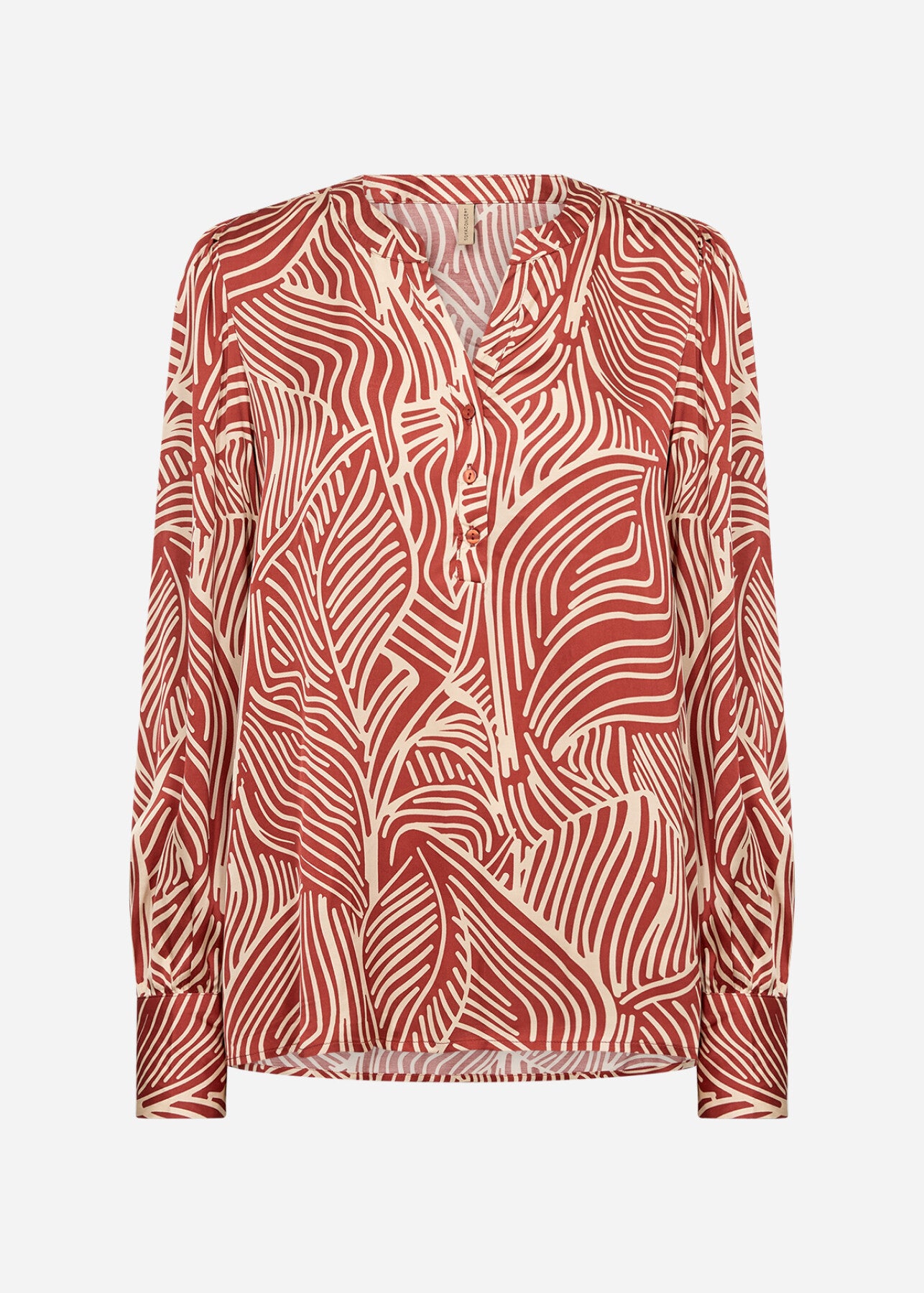 SC-SIGNORA 2 Blouse Rust red