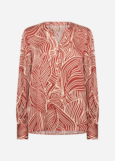 SC-SIGNORA 2 Blouse Rust red