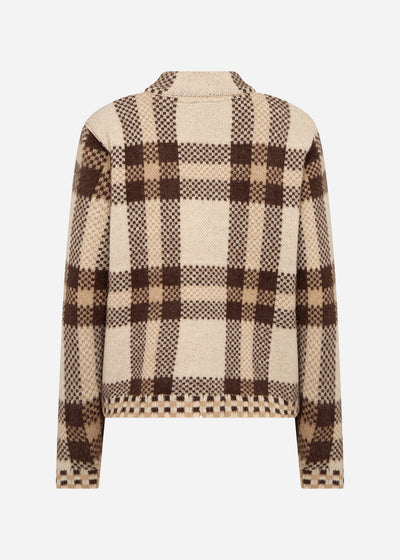 SC-VIBSA 2 Cardigan Dark sand