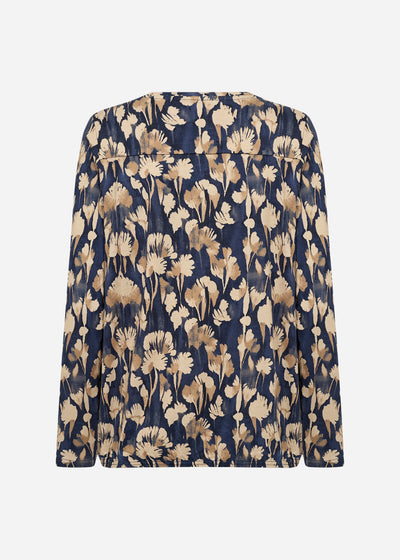 SC-FELICITY AOP 525 Blouse Dark blue