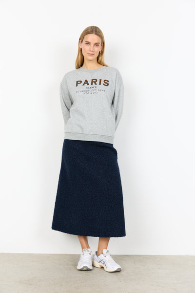 SC-ANGELIN 6 Sweatshirt Light grey