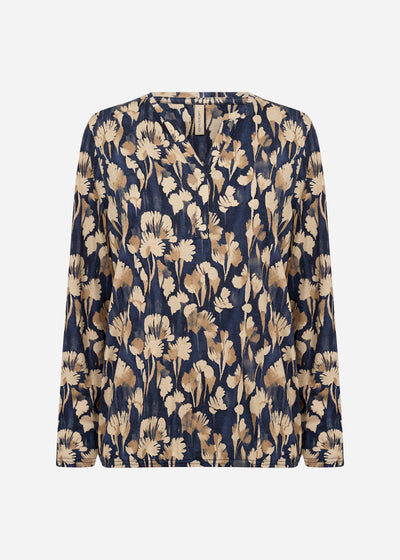 SC-FELICITY AOP 525 Blouse Dark blue
