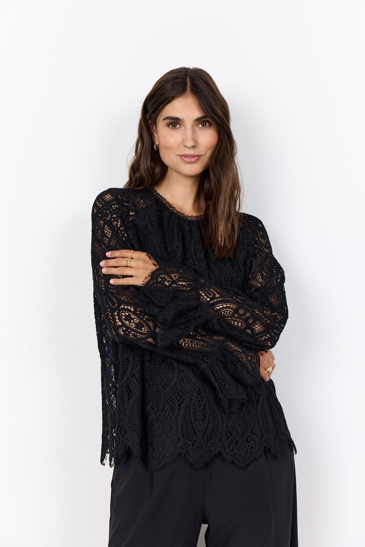 SC-VAHIDA 1 Blouse Black