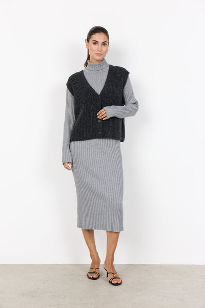 SC-TORINO 13 Waistcoat Dark grey