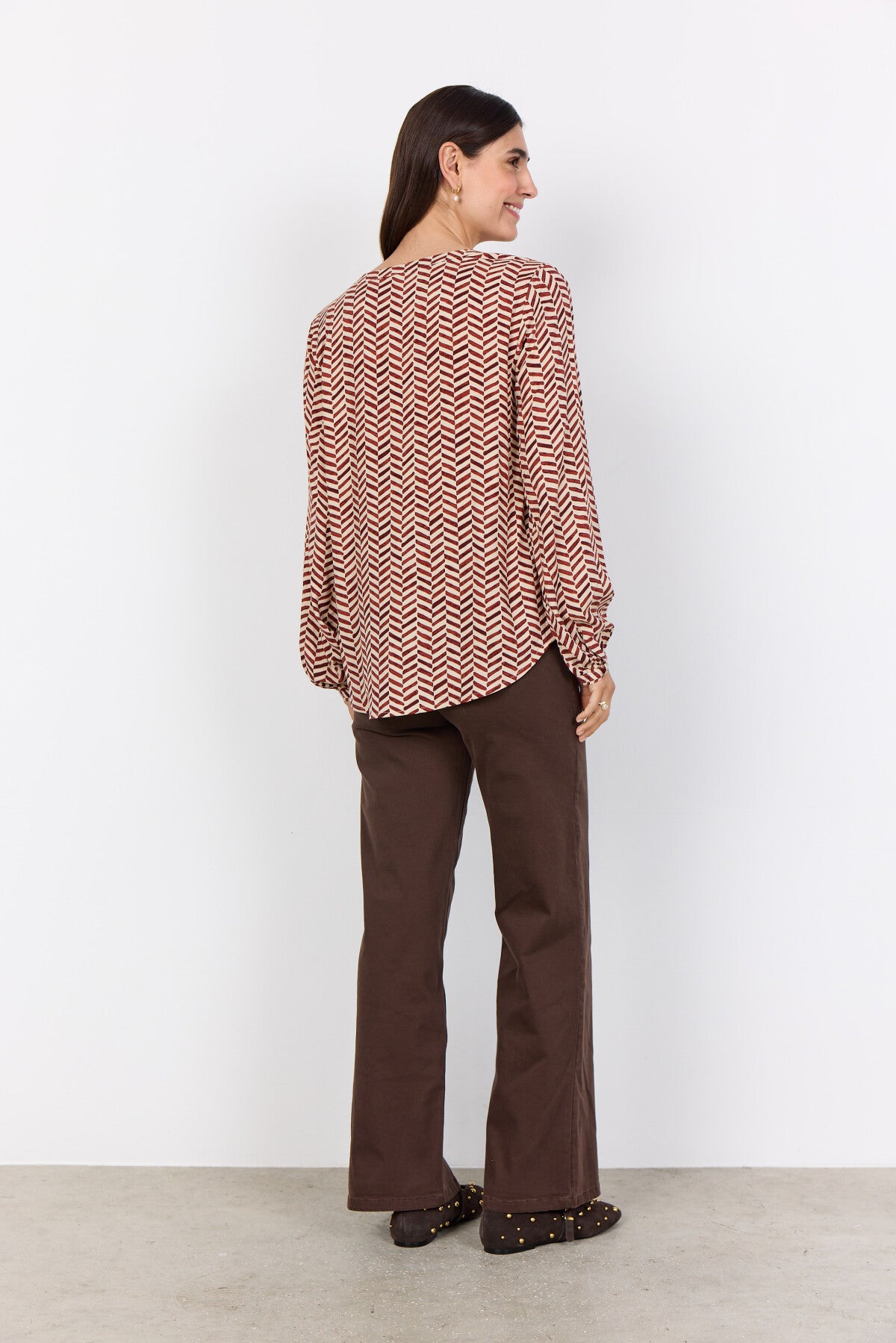 SC-SELIA 2 Blouse Rust red