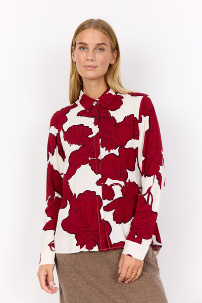 SC-VIGDIS 3 Shirt Dark red