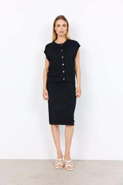 SC-DOLLIE 801 Waistcoat Black