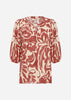 SC-SENTA 1 Blouse Rust red