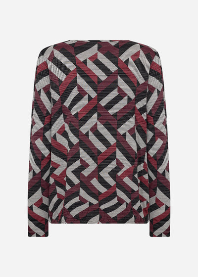 SC-GALINA 64 Blouse Dark red