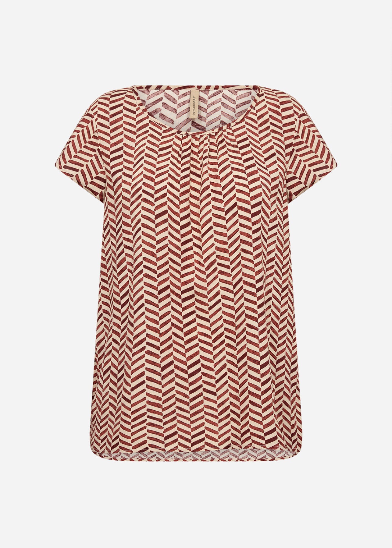 SC-SELIA 1 Blouse Rust red