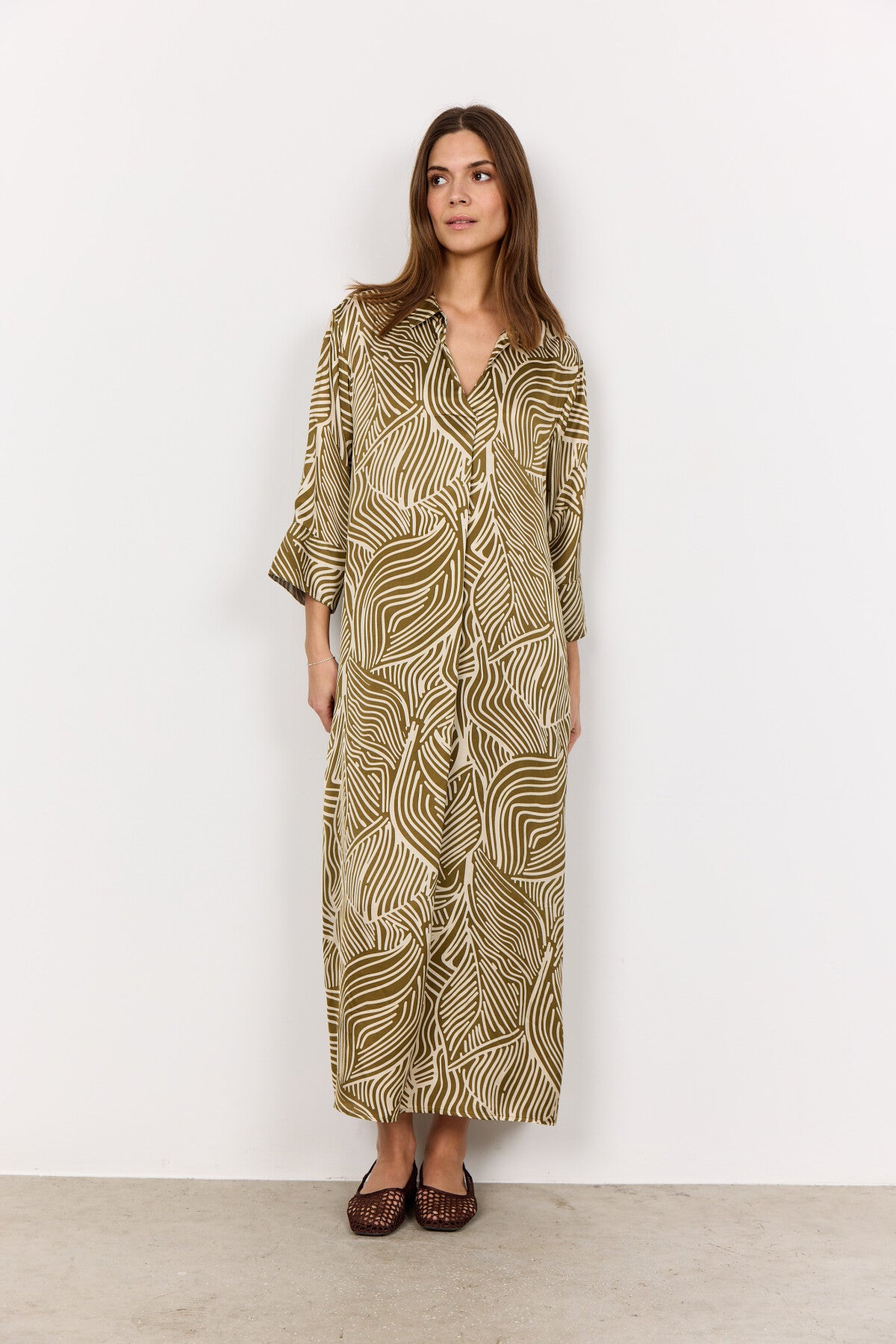 SC-SIGNORA 4 Dress Olive