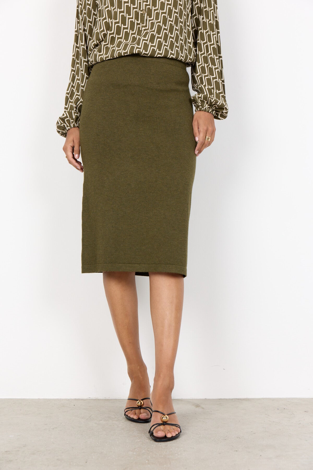 SC-DOLLIE 798 Skirt Dark green