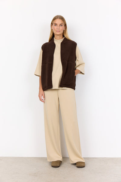 SC-ONYX 3 Waistcoat Dark brown