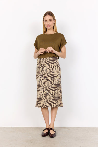SC-SALOME 3 Skirt Dark brown