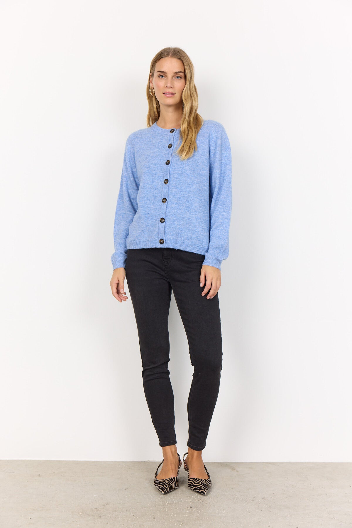 SC-ORLEAN 2 Cardigan Light blue
