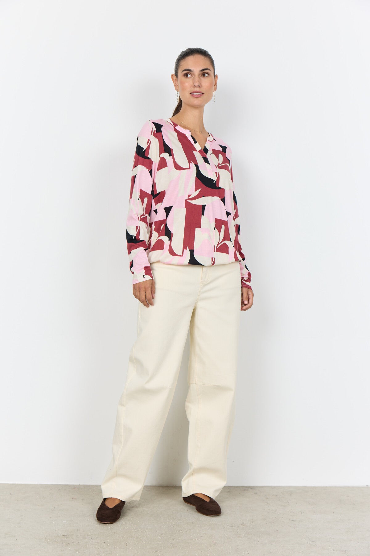 SC-FELICITY AOP 531 Blouse Light pink