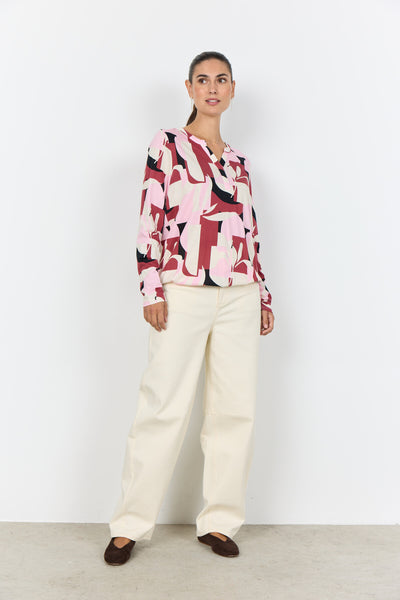 SC-FELICITY AOP 531 Blouse Light pink