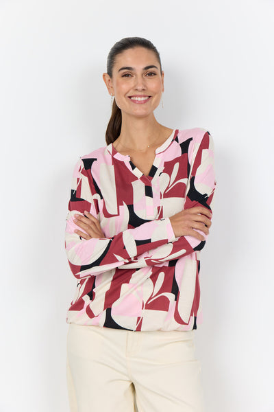 SC-FELICITY AOP 531 Blouse Light pink