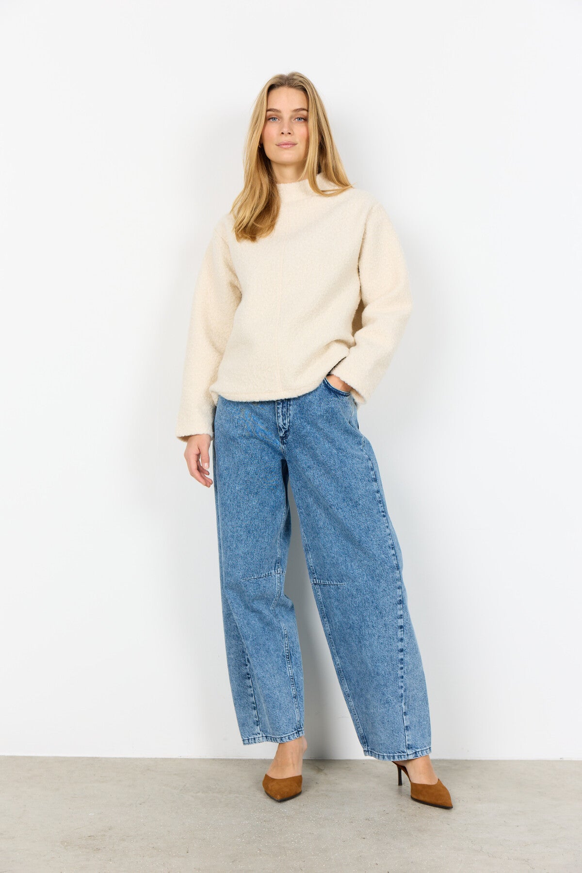 SC-SHAIMA 3 Blouse Cream