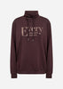 SC-BANU 318 Sweatshirt Dark plum