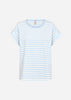 SC-RINA STRIPE 18 T-shirt Light blue