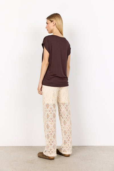 SC-THILDE 6 T-shirt Dark brown