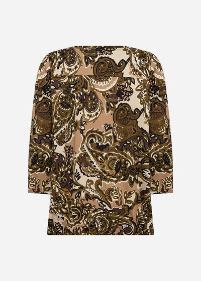 SC-FELICITY AOP 517 Blouse Dark green