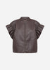 SC-GUNILLA 10 Waistcoat Dark plum