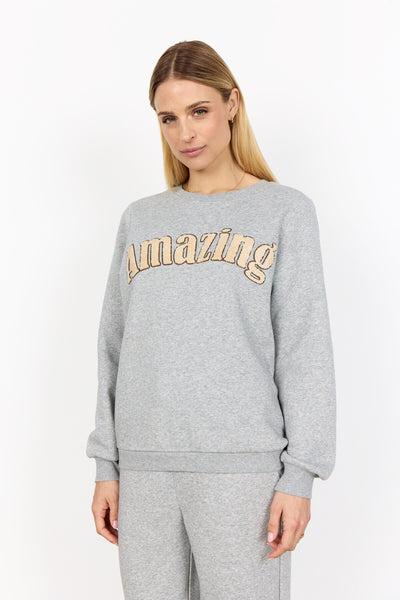 SC-ANGELIN 1 Sweatshirt Light grey