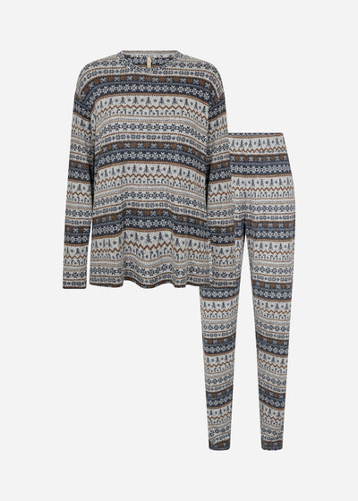 SC-BIARA AOP SET 149 Pyjamas Dark blue