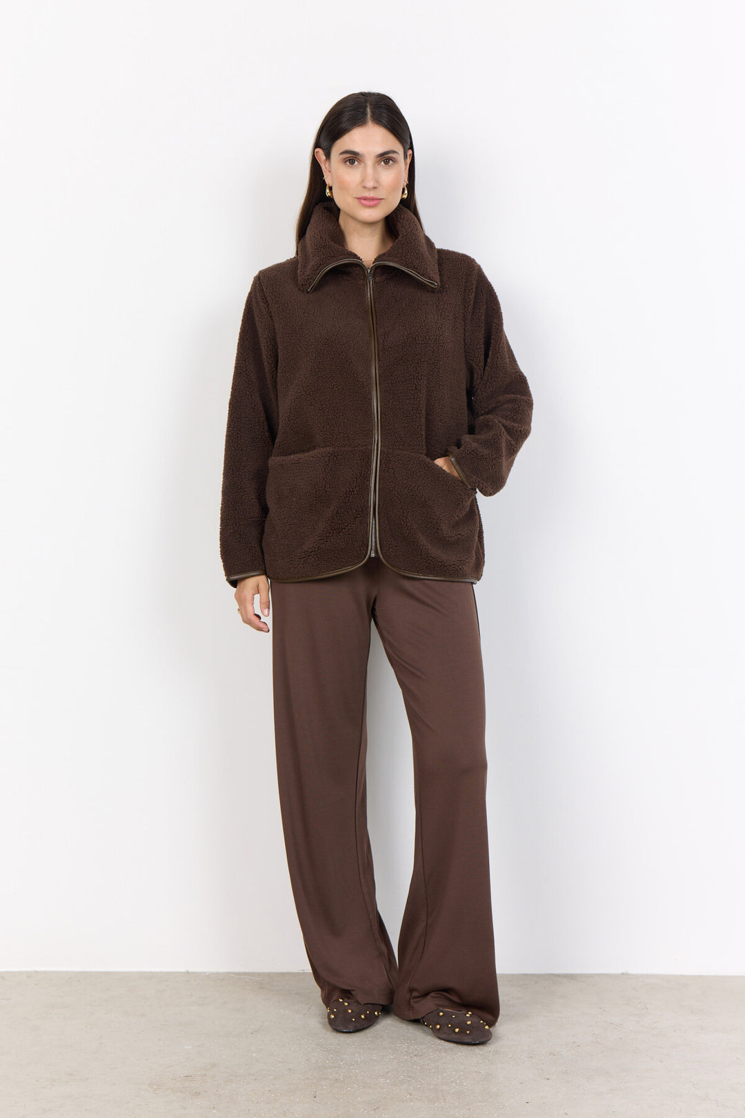 SC-ONYX 5 Jacket in Dark brown from soyaconcept | Soyaconcept.com