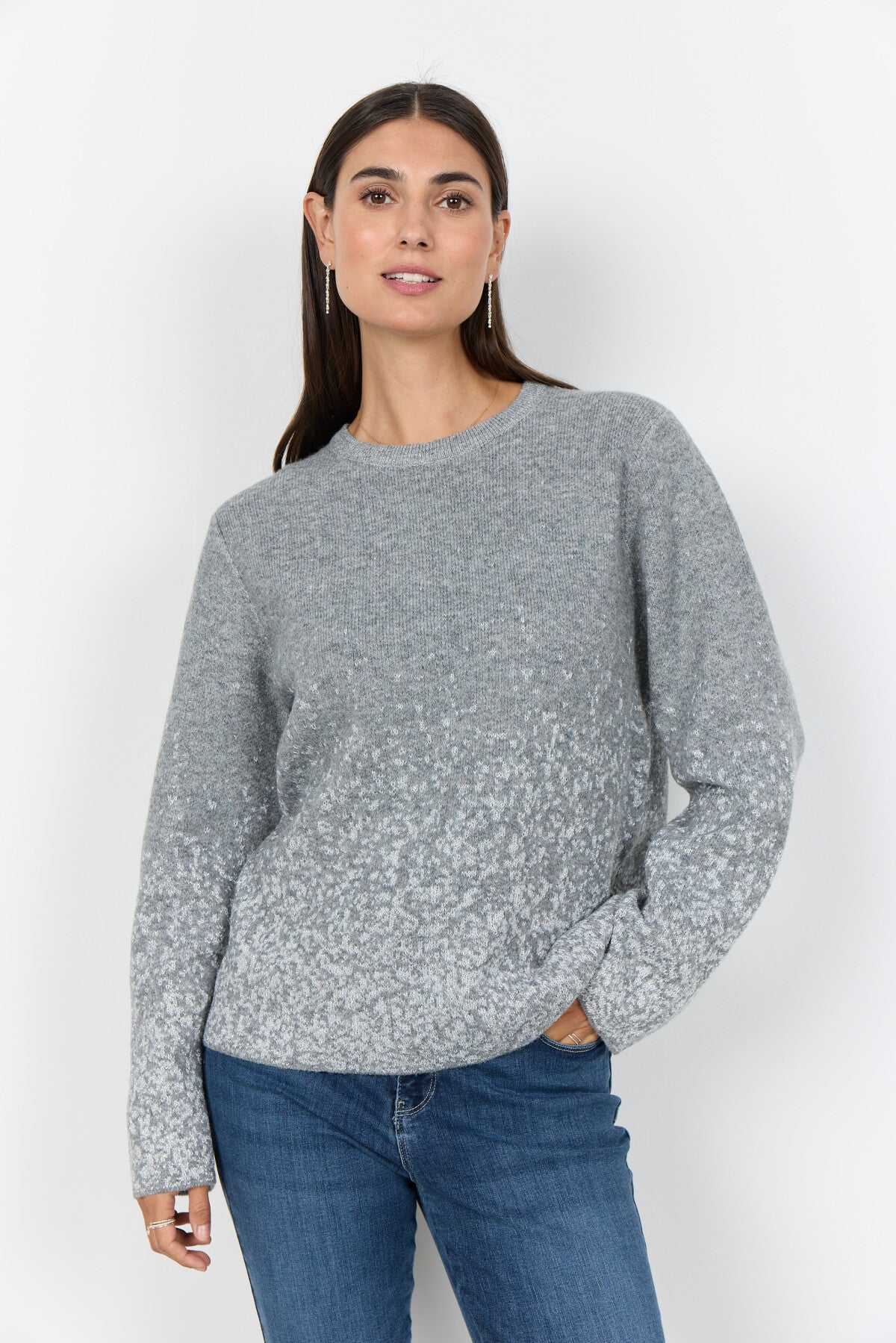 SC-AUDREY 1 Pullover Grey