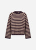 SC-ORLEAN STRIPE 14 Pullover Purple