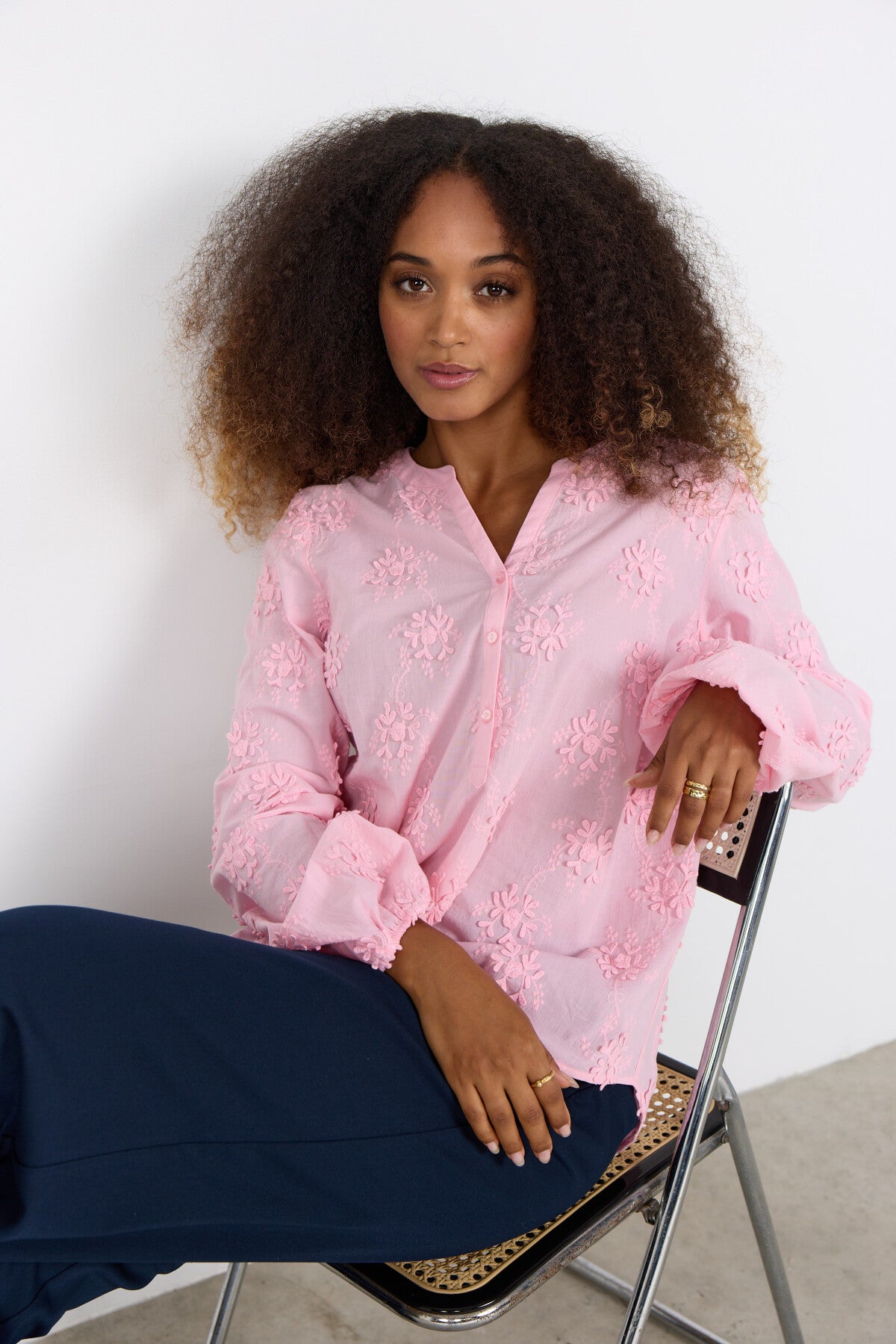 SC-BARBRA 1 Blouse Light pink