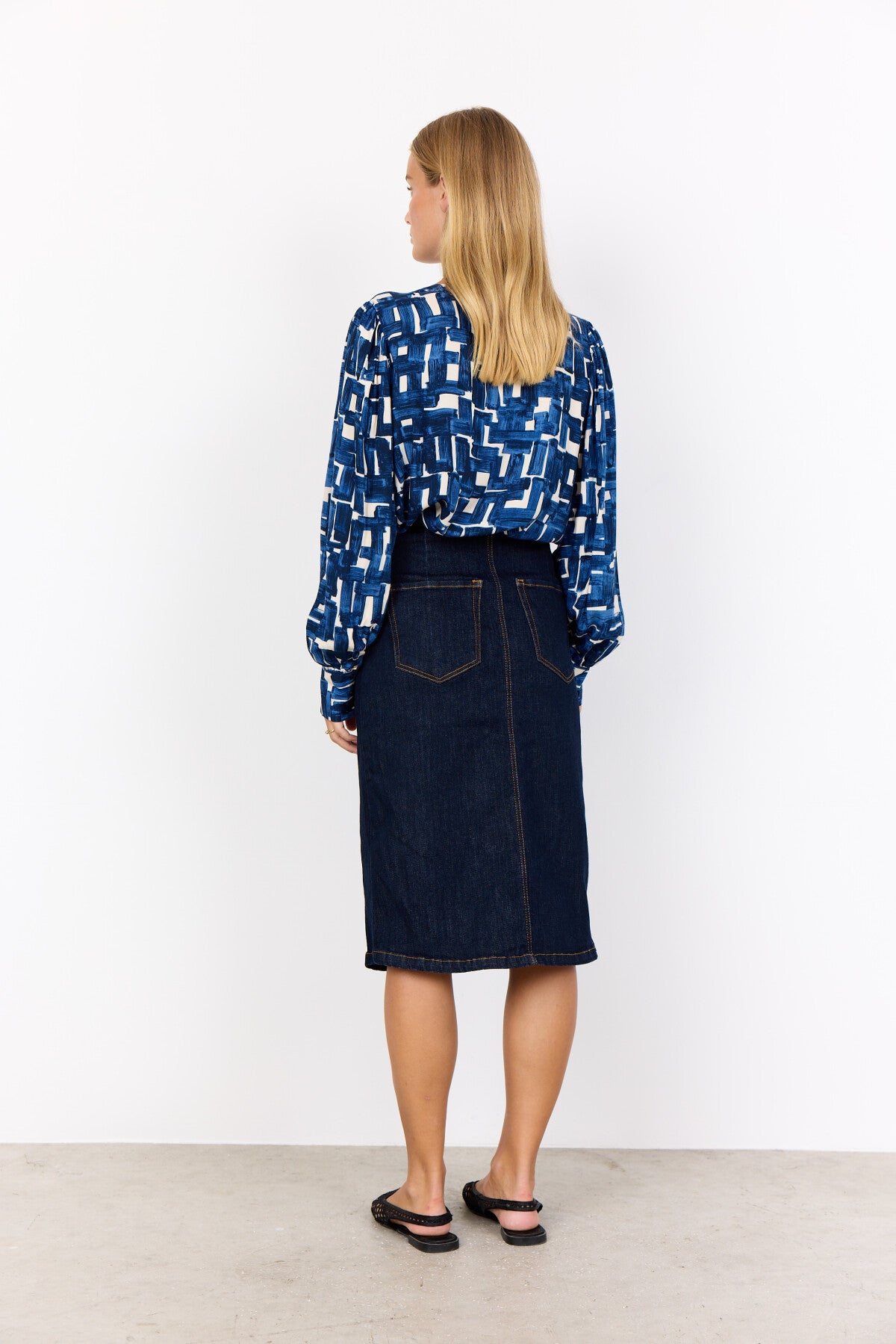 SC-VEBINA 1 Blouse Dark blue