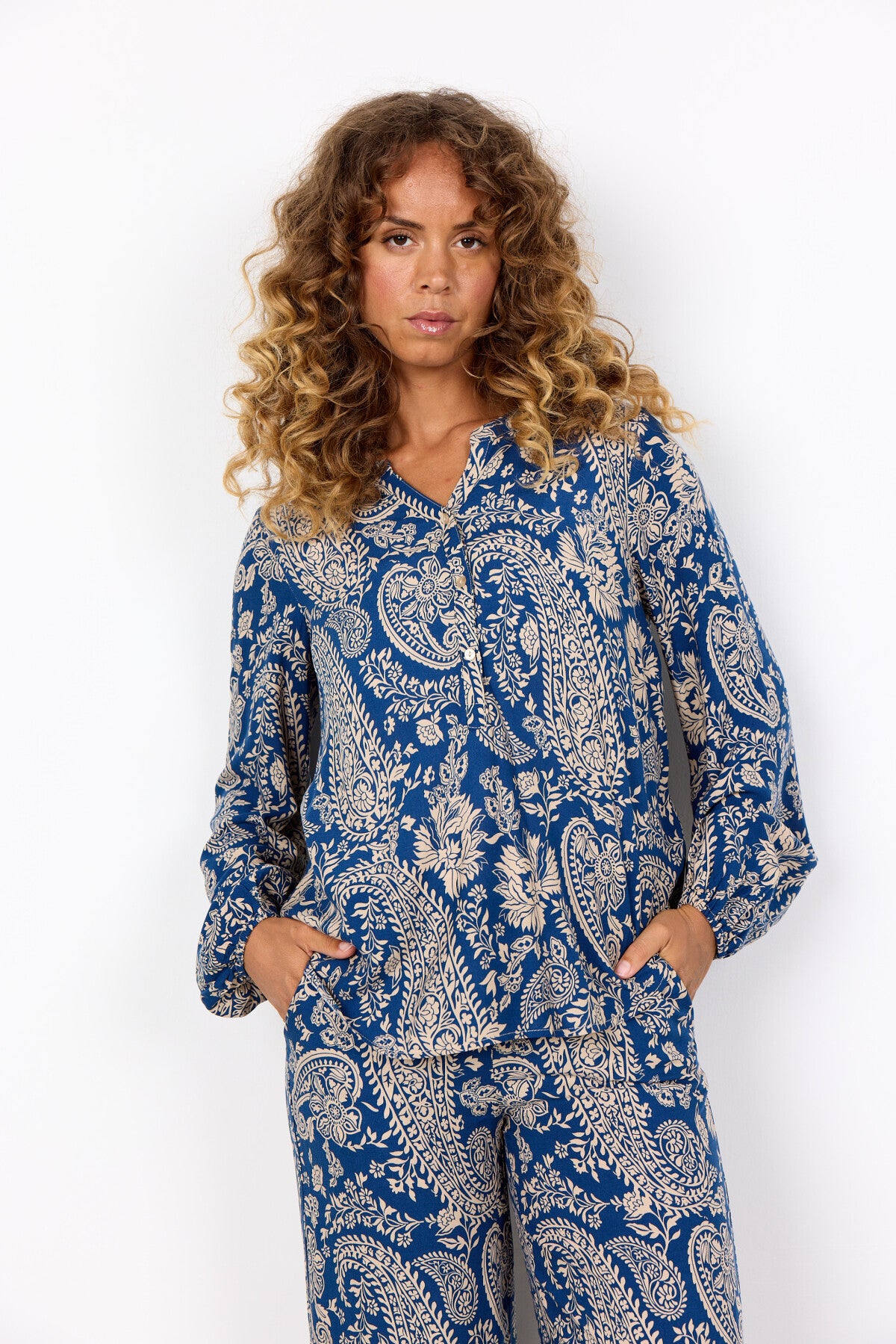 SC-VALGERDA 2 Blouse Dark blue