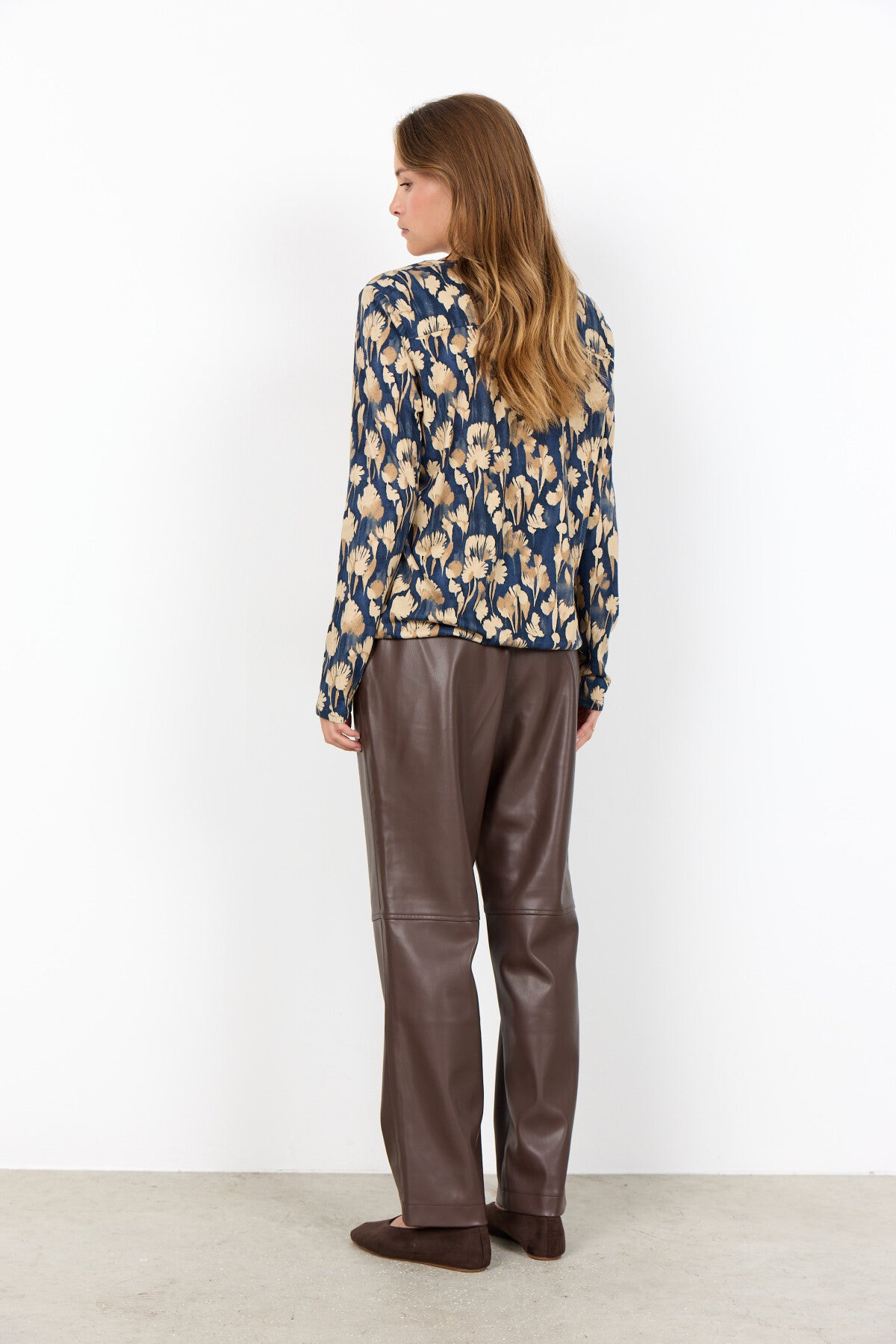 SC-FELICITY AOP 525 Blouse Dark blue