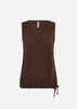 SC-SATINE 1 Top Dark brown